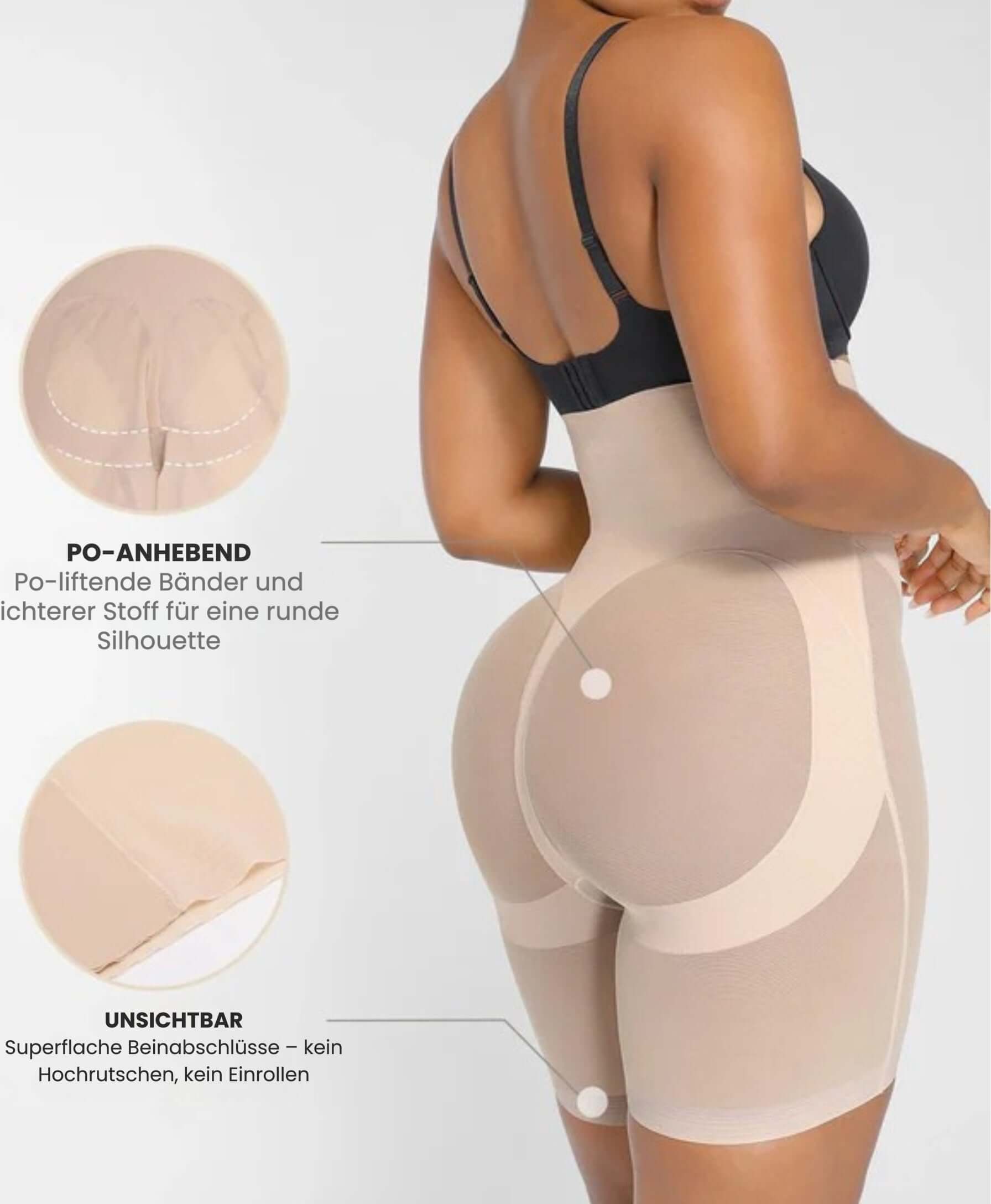 High waist Shaping short