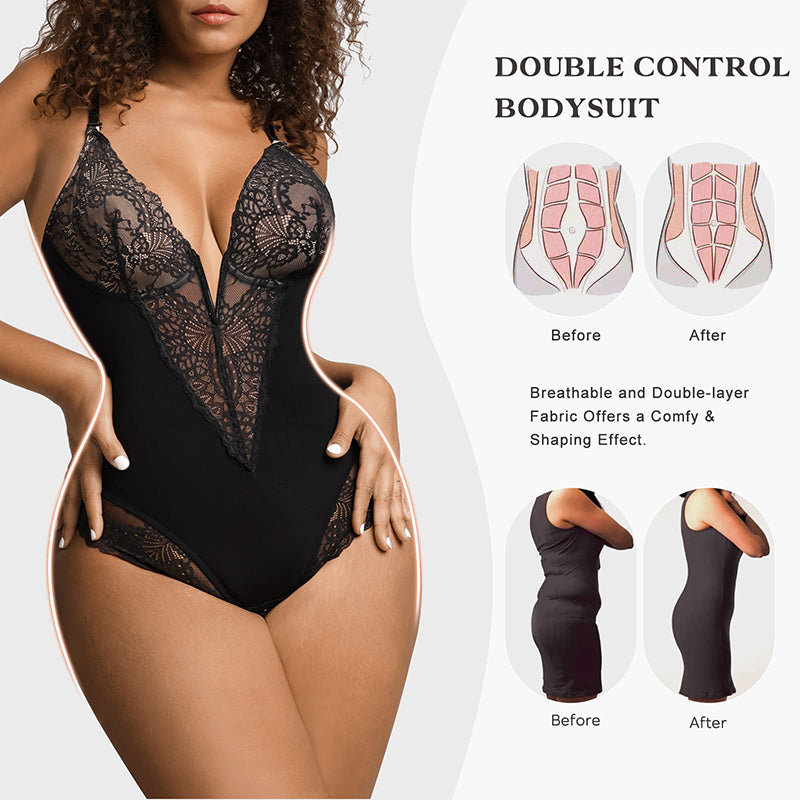 Shapewear-Body mit Spitze