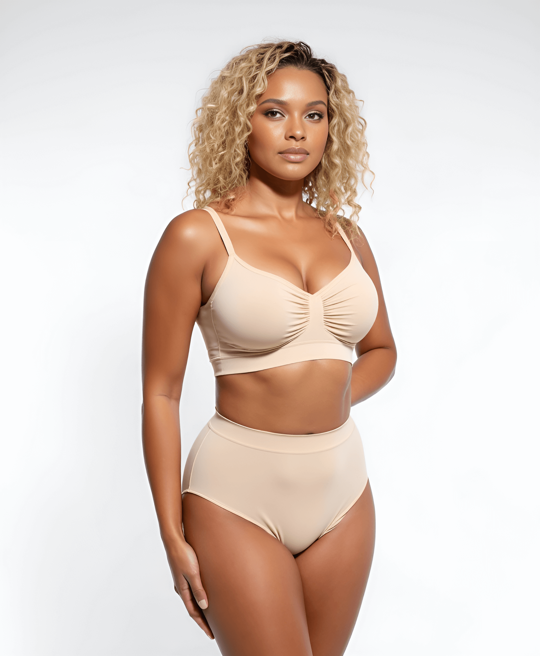 Smooth seamless comfort bra without a bracket