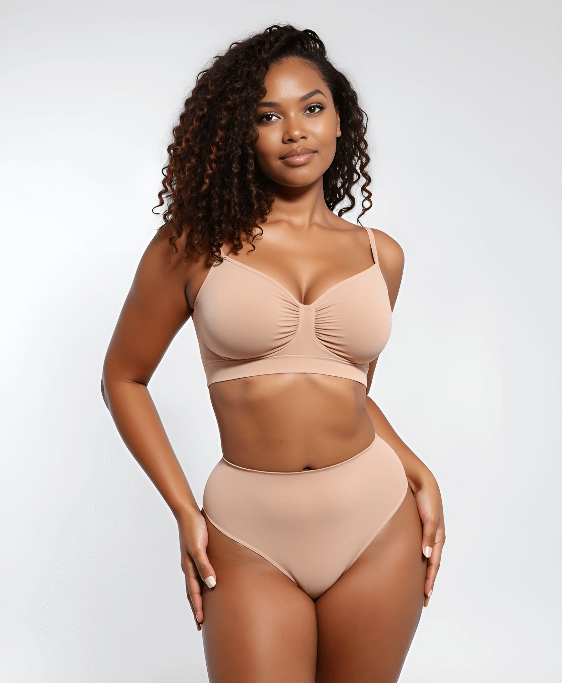 Smooth seamless comfort bra without a bracket