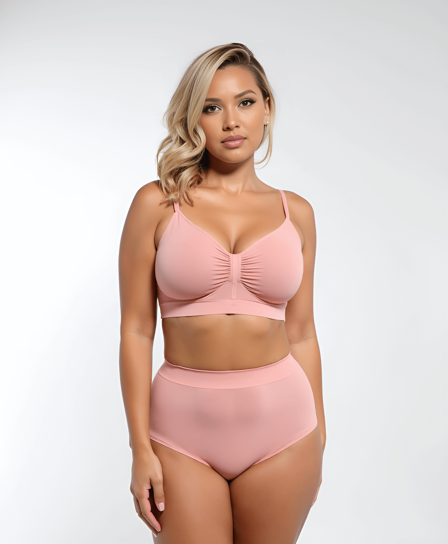 Smooth seamless comfort bra without a bracket
