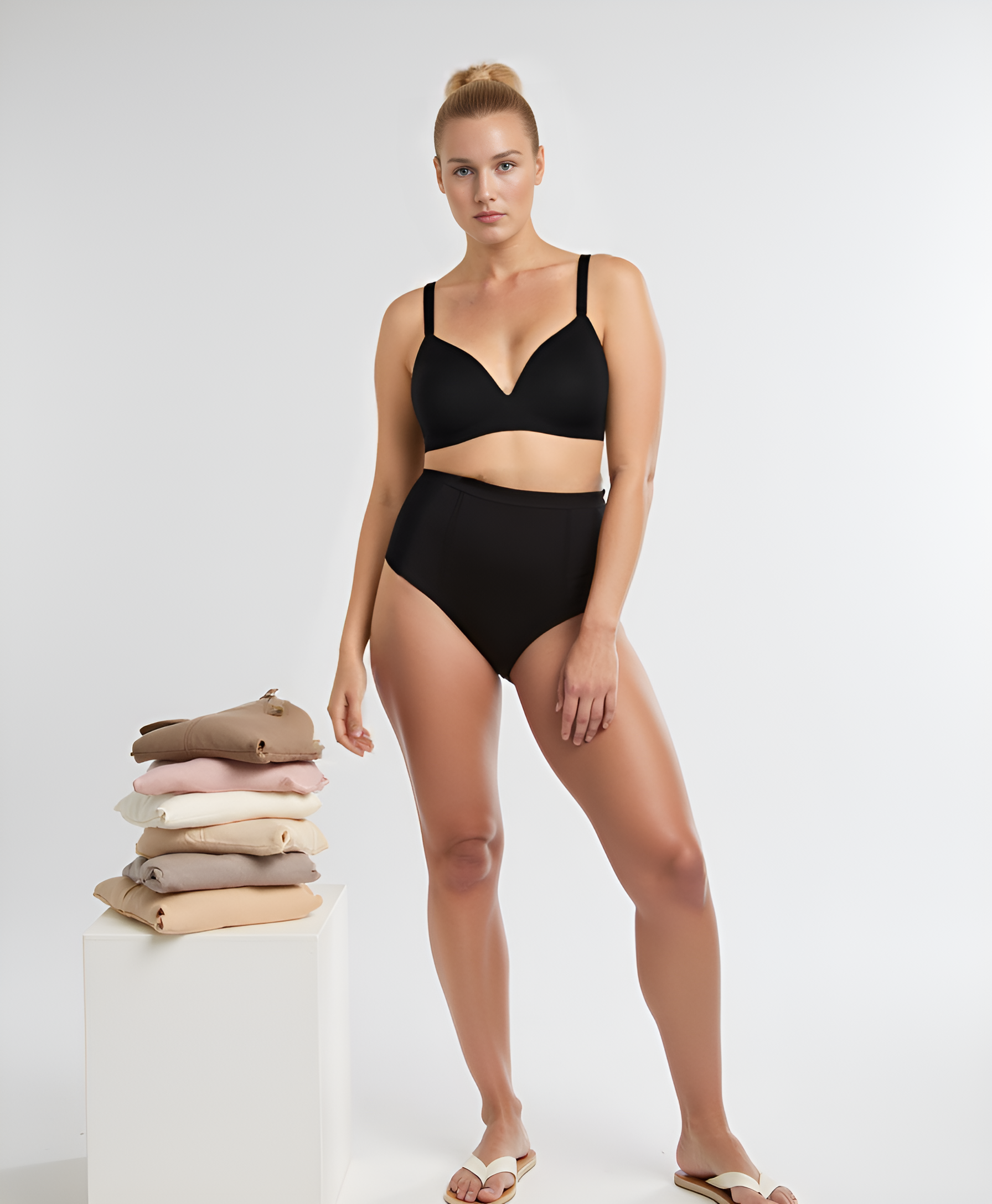 Smooth seamless comfort bra without a bracket