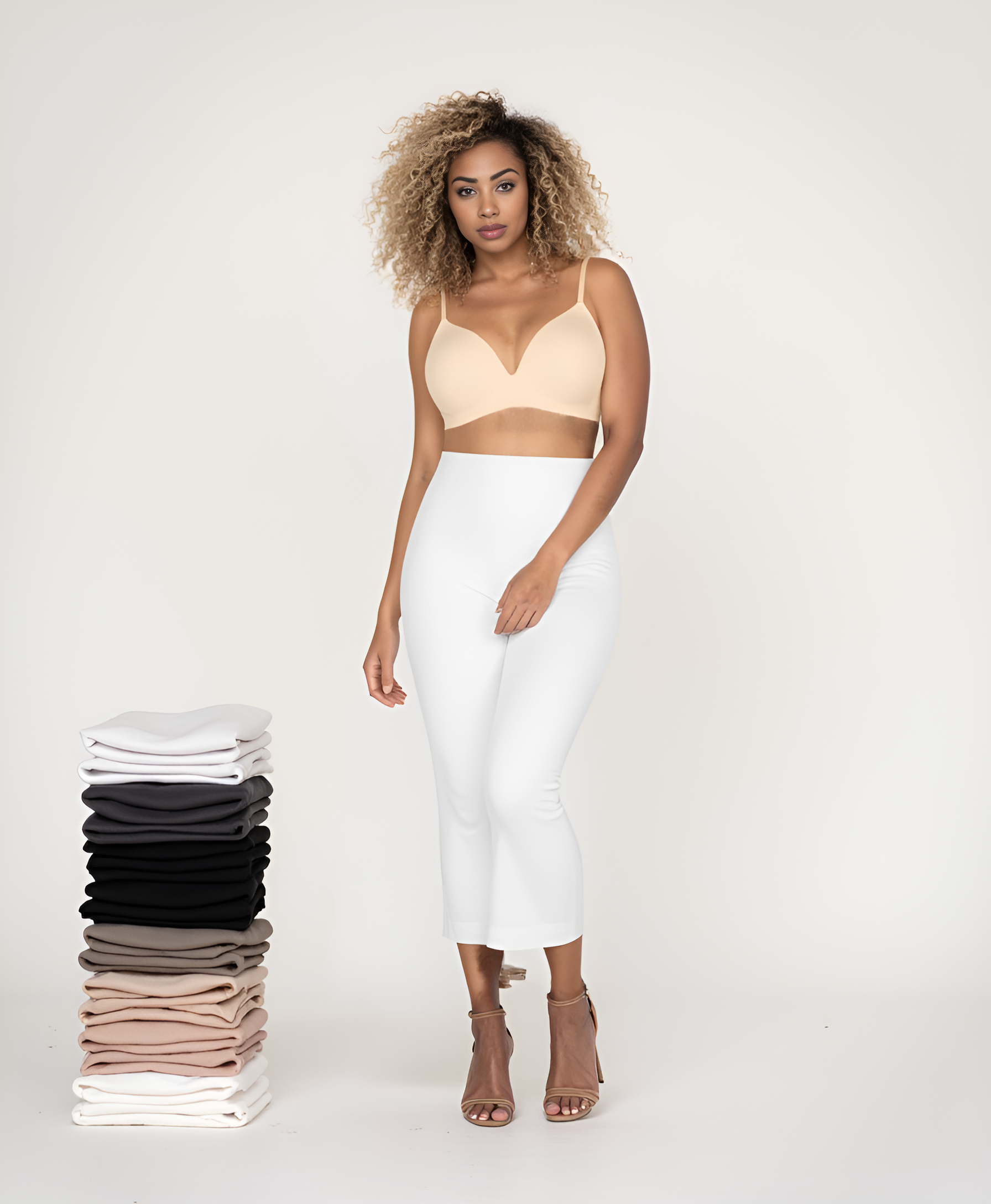 Smooth seamless comfort bra without a bracket